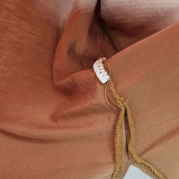 Paper Label Womens Long-Sleeve Lightweight Top Brown Boat Neck‎ M Soft Drapey - Picture 4 of 8